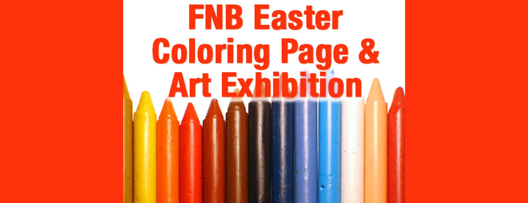 Coloring Page and Art Exhibition Happening Now at FNB!