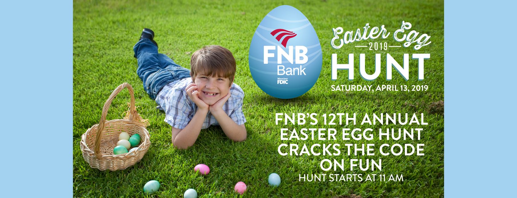 FNB's 12th Annual Easter Egg Hunt is Saturday, April 13