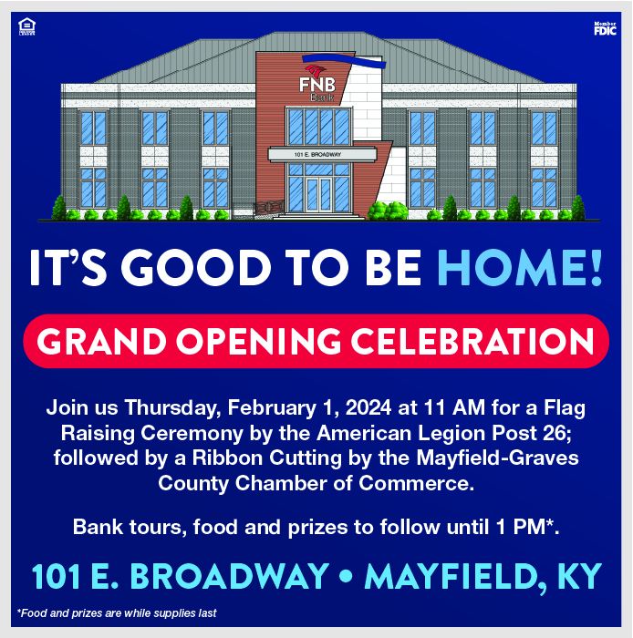 Mayfield Main Grand Opening Details