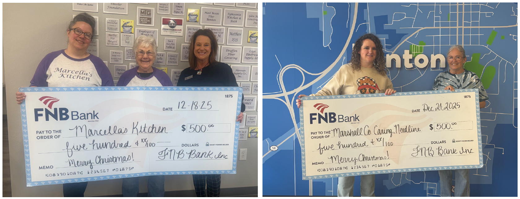 Benton christmas donatin