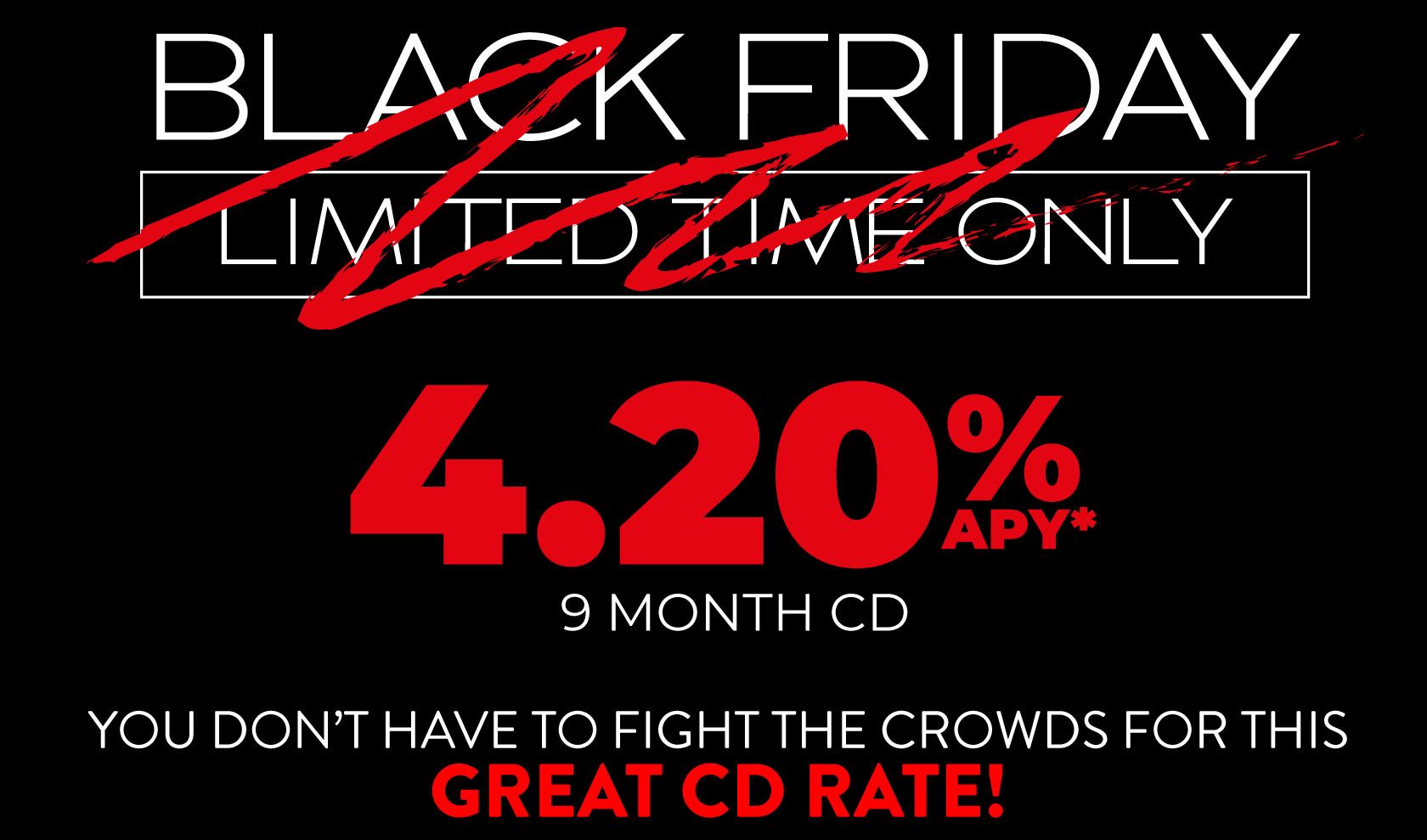 Black Friday 4.20% CD Header Image