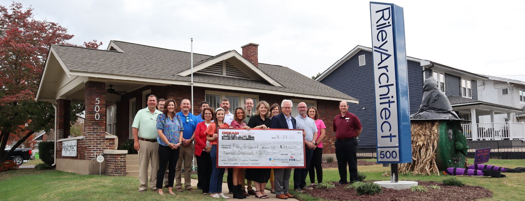 DREAM Check Presentation Held for Riley Architect Services, PLLC