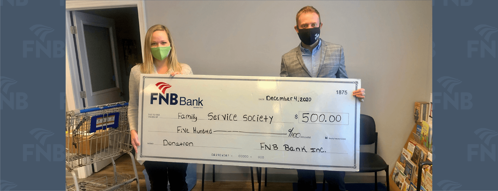FNB Makes $500 Christmas Donation to Family Service Society of Paducah