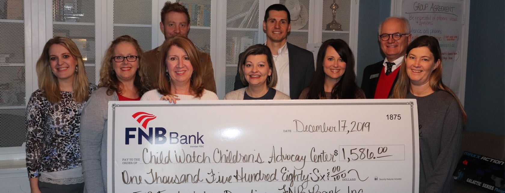 FNB Makes $2000 Donation to Paducah Child Watch