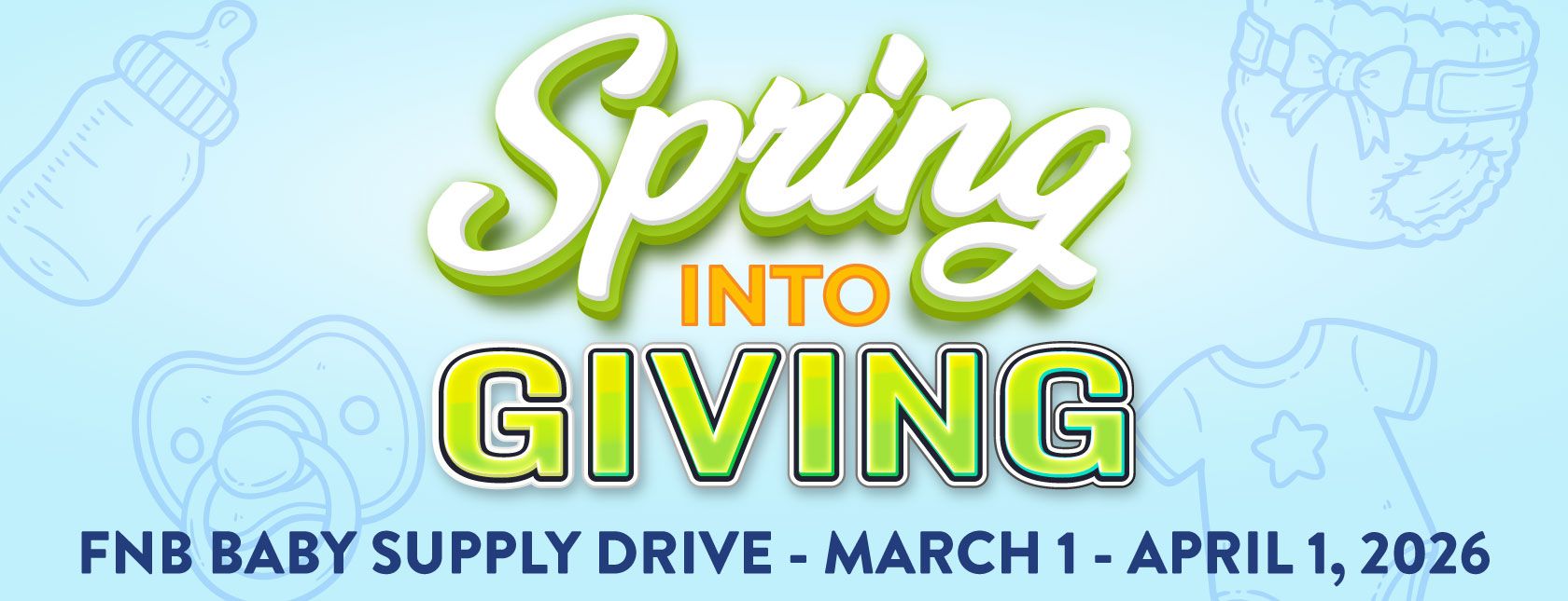 FNB’S SPRING INTO GIVING BABY SUPPLY DRIVE