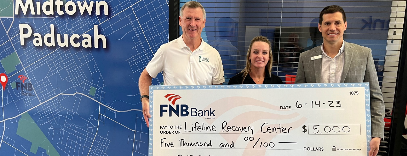 FNB BANK PROUDLY SPONSORS 14th ANNUAL LIFELINE RECOVERY CENTER GOLF OUTING