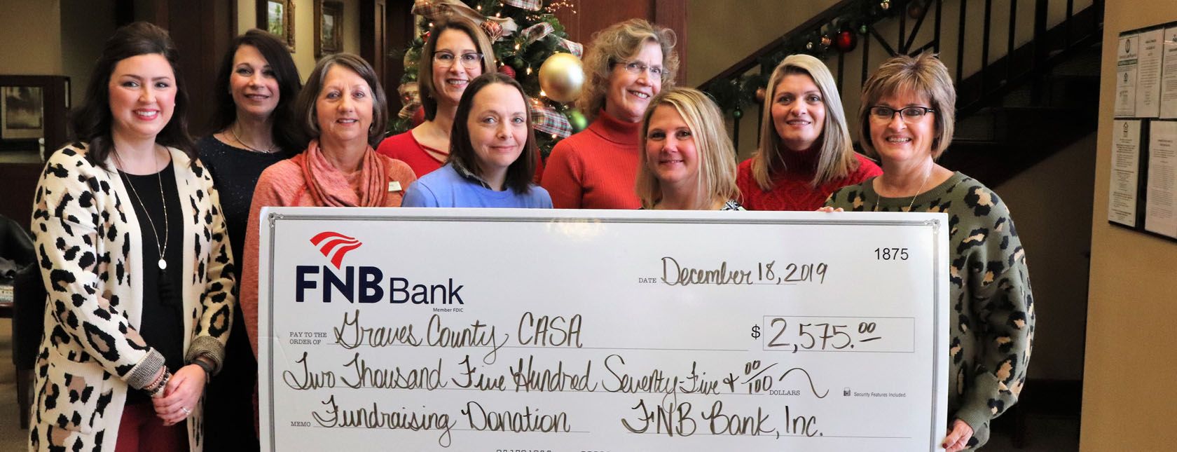 FNB Makes $5150 Donation