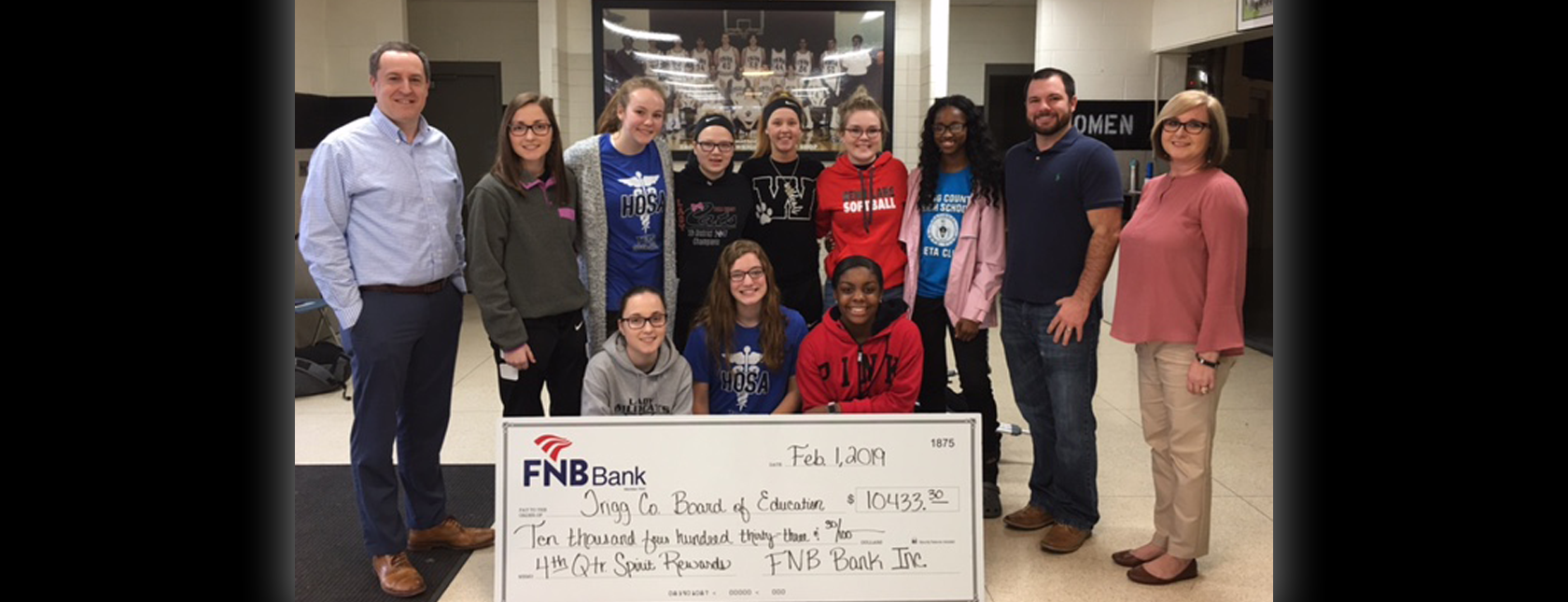 FNB donates over $66,000 back to local schools through spirit debit card program