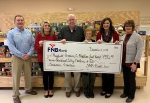 Needline Food pantry donation