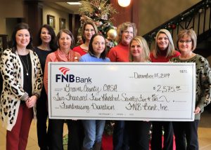 FNB Makes $2575 Donation to CASA