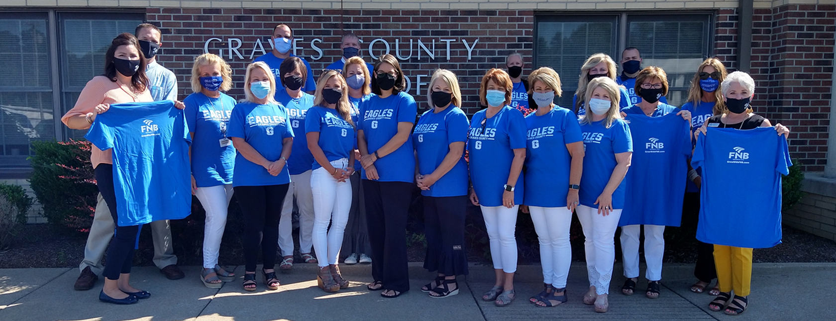 FNB Sponsors T-shirts for Graves County School Employees