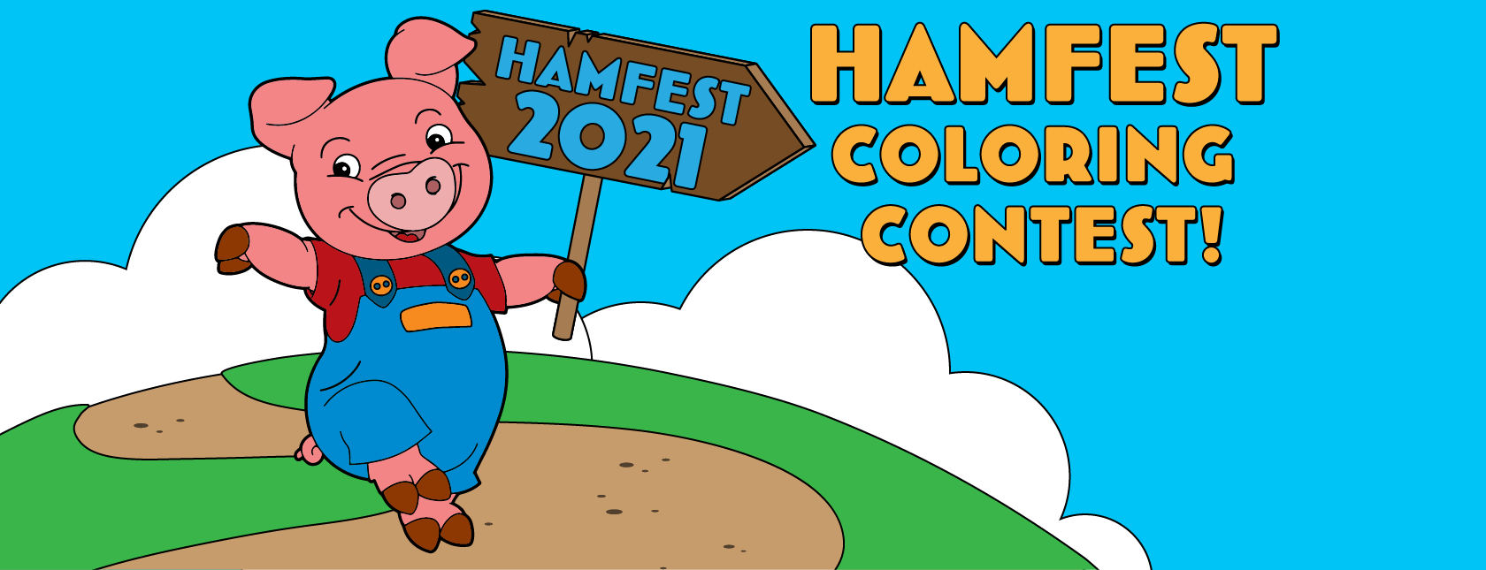 Ham Festival Coloring Contest