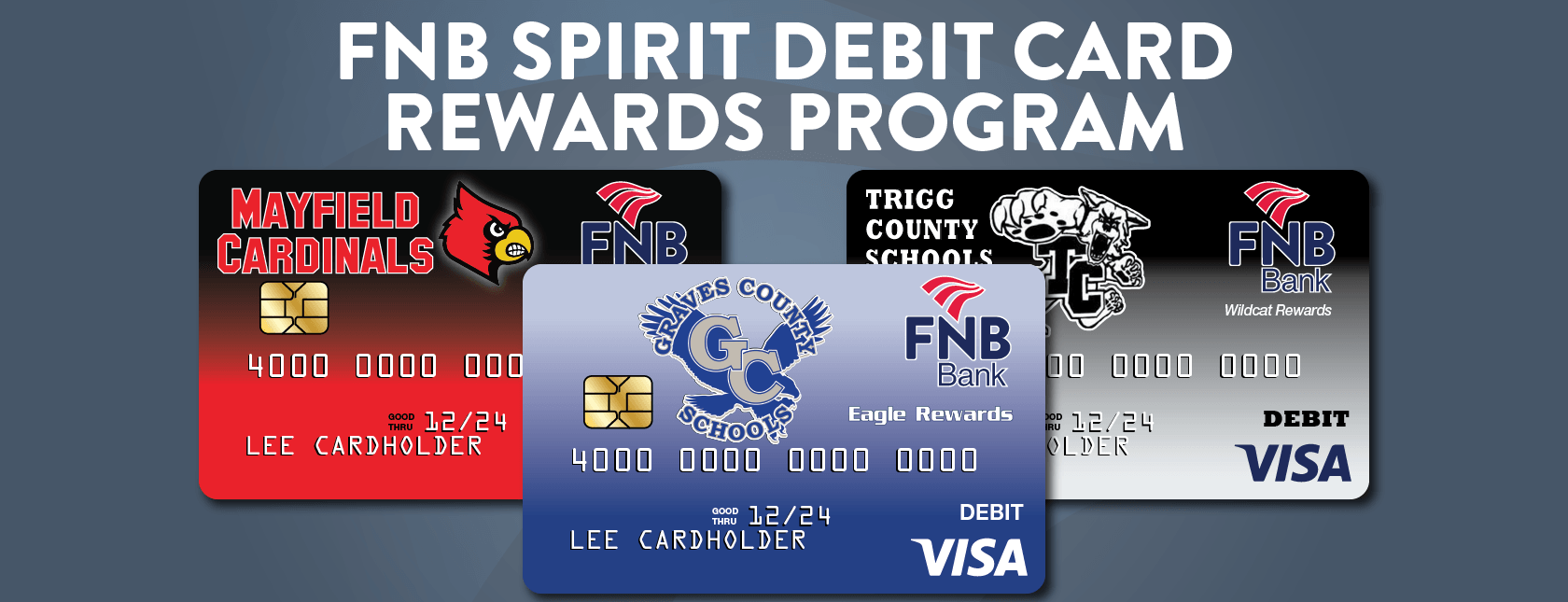 FNB Donates to Mayfield, Graves Co and Trigg Co Schools through spirit debit card reward program