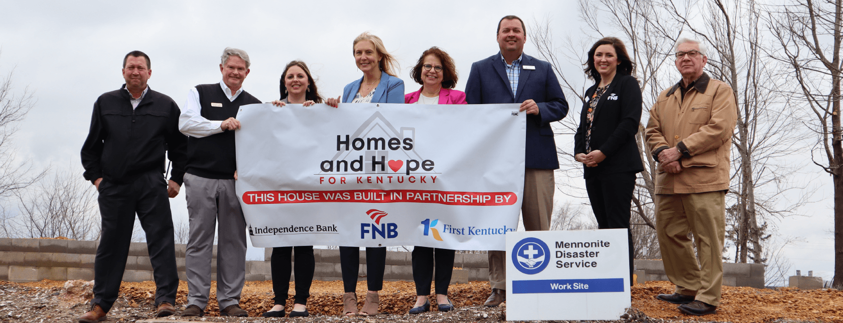 Three Local Banks Step Up to Provide A New Home Through Homes & Hope for KY