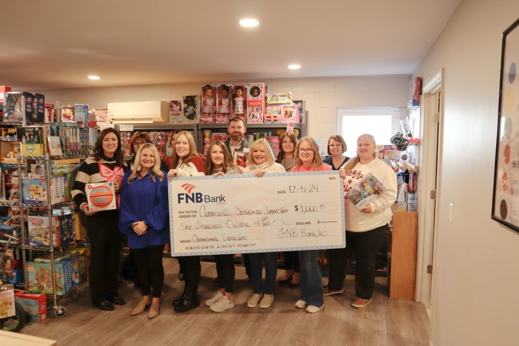 FNB Makes $1,000 Christmas Donation to Community Christmas Connection