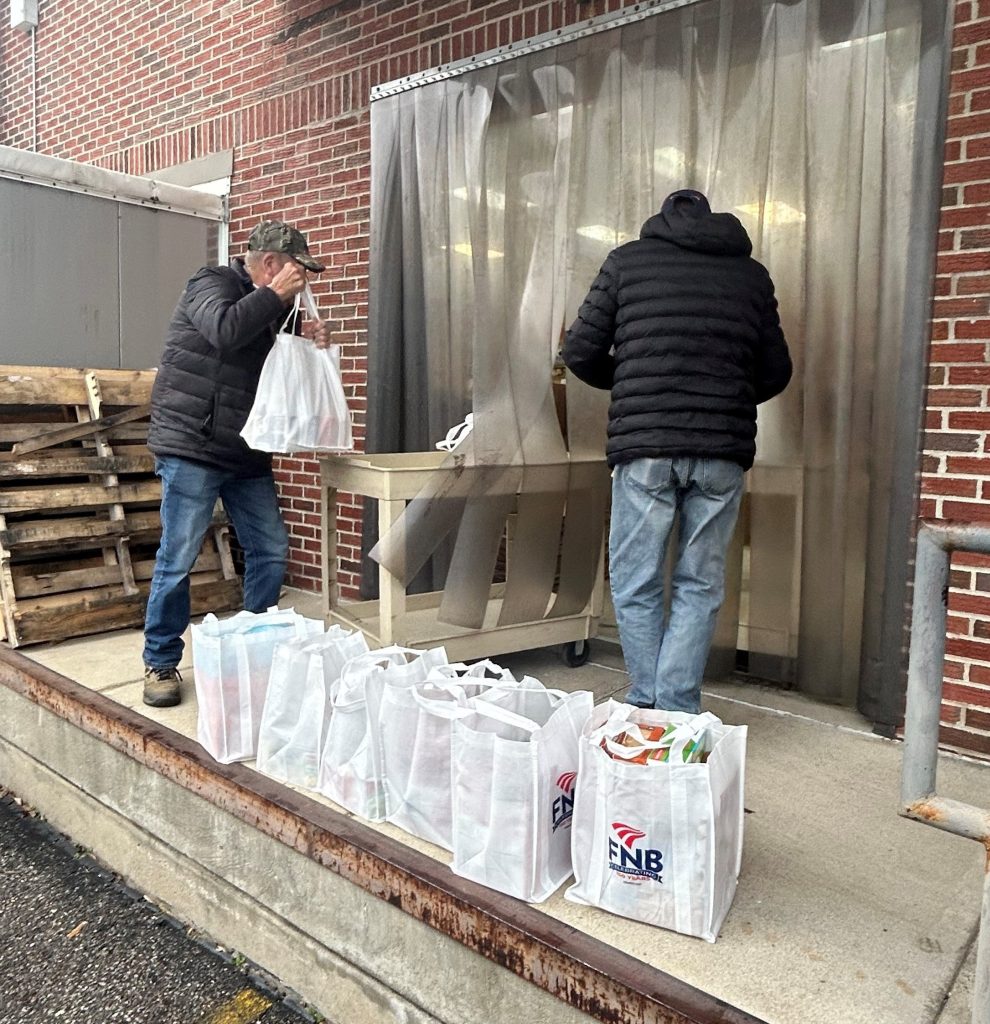 FNB employees donated non-perishable food items to the Food Pantry