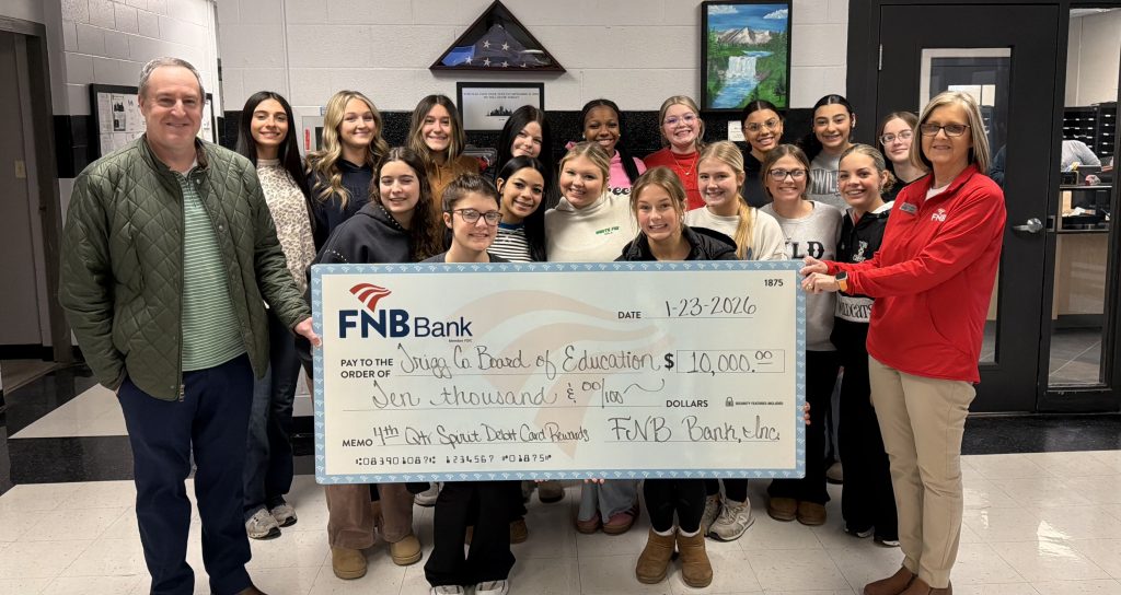 FNB Donates to Trigg County Schools through Spirit Debit Card Program