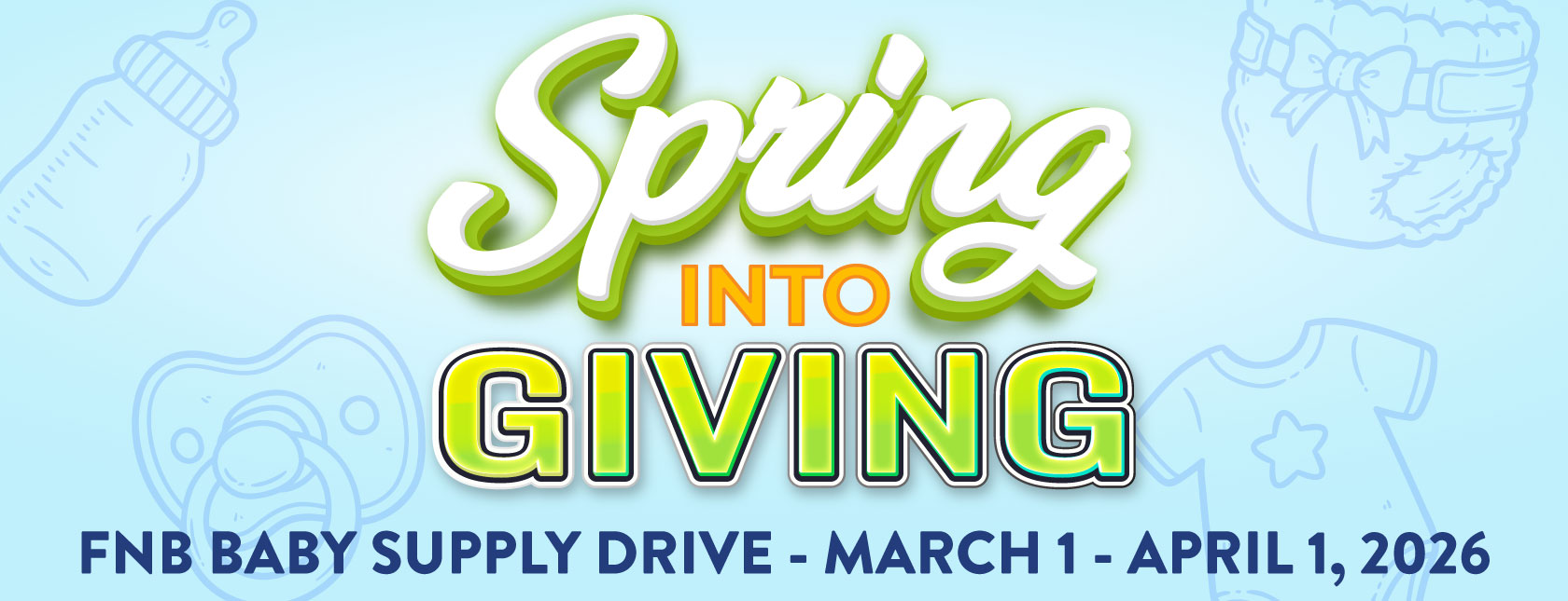 FNB’S SPRING INTO GIVING BABY SUPPLY DRIVE