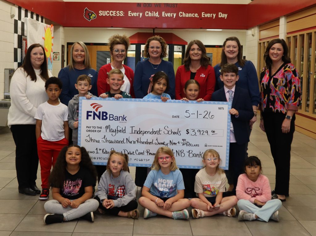 FNB Donates to Mayfield Schools through Spirit Debit Card Program